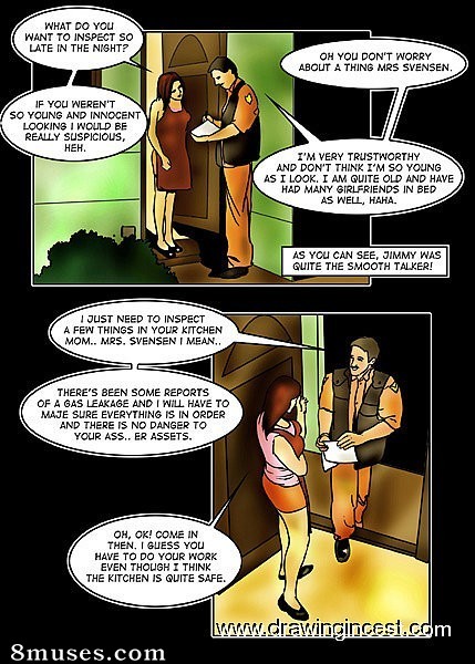 2D - Son found his mom in the short skirt of hers - Page 7