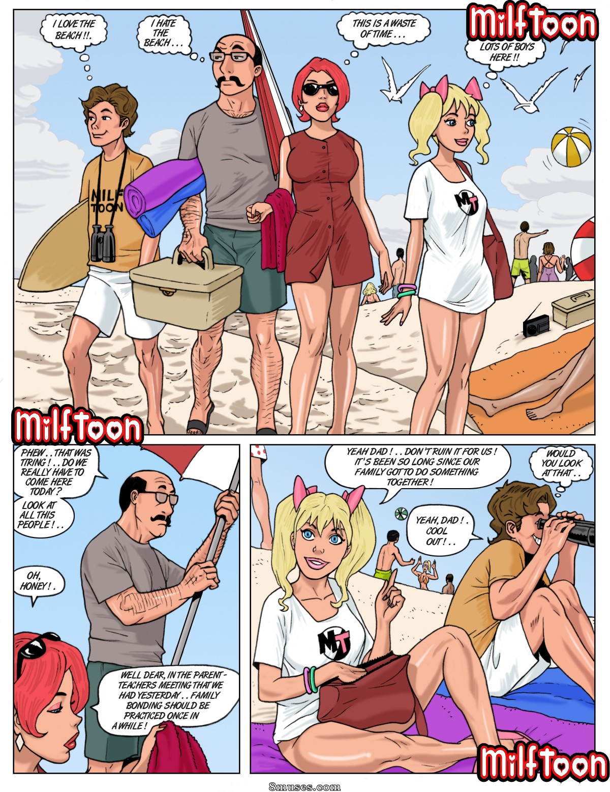 MilfToon Comics - Familia - Versión alternativa - Página 1
