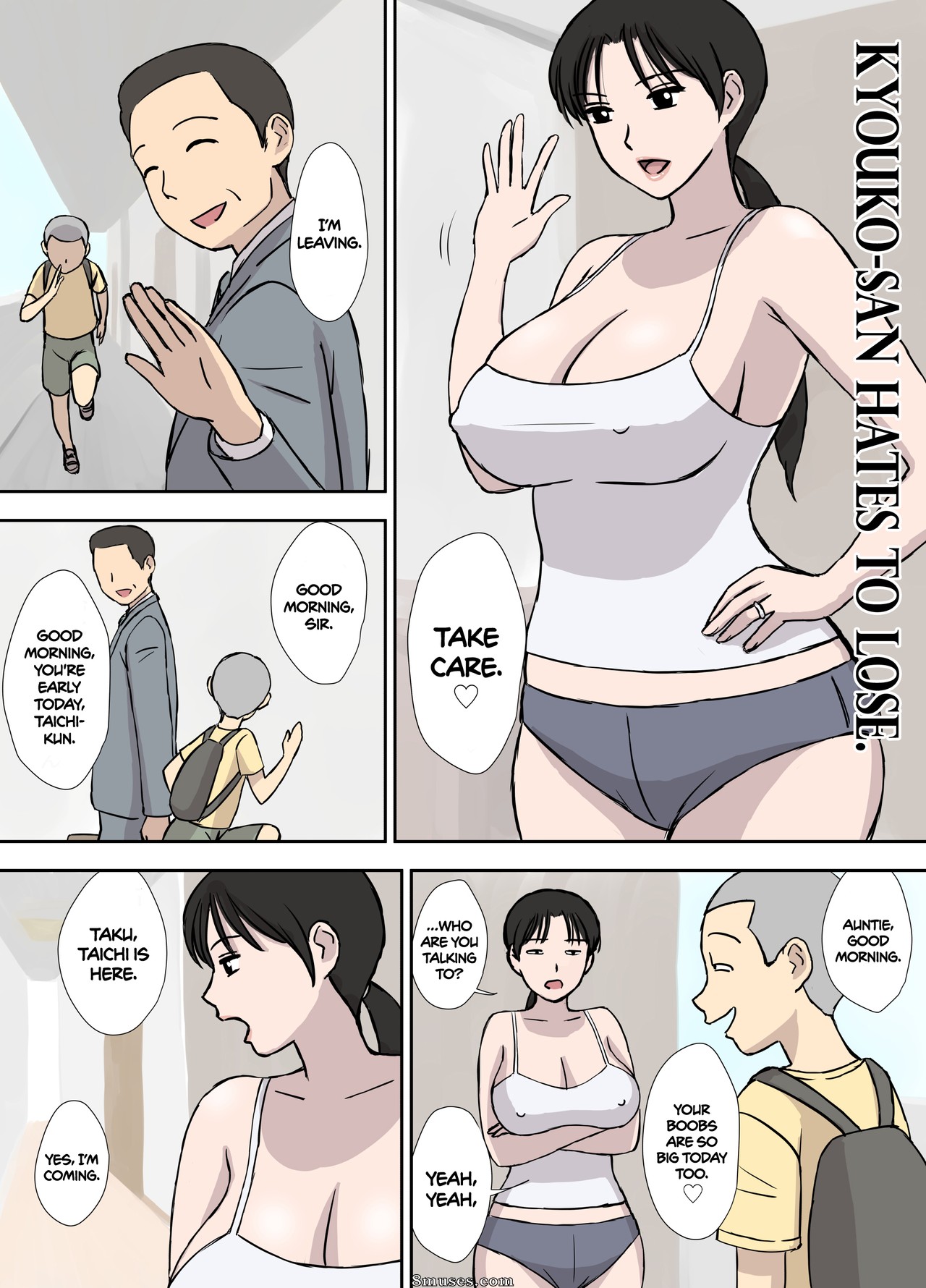 Page 3 | Hentai-and-Manga-English/Urakan/Kyouko-san-Hates-to-Lose | 8muses  - Sex Comics