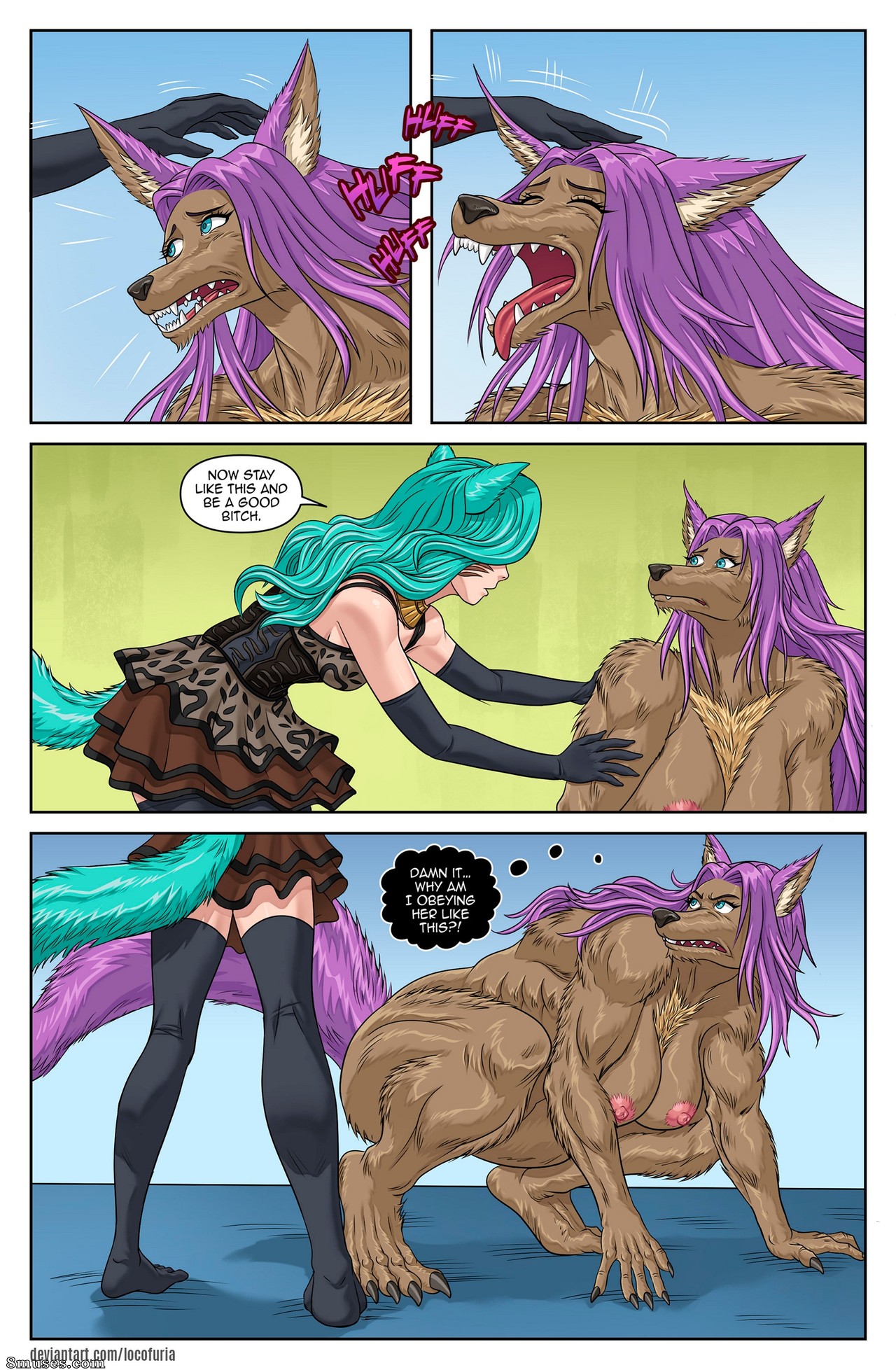 Locofuria Comics - From Queen to Pet - Page 14