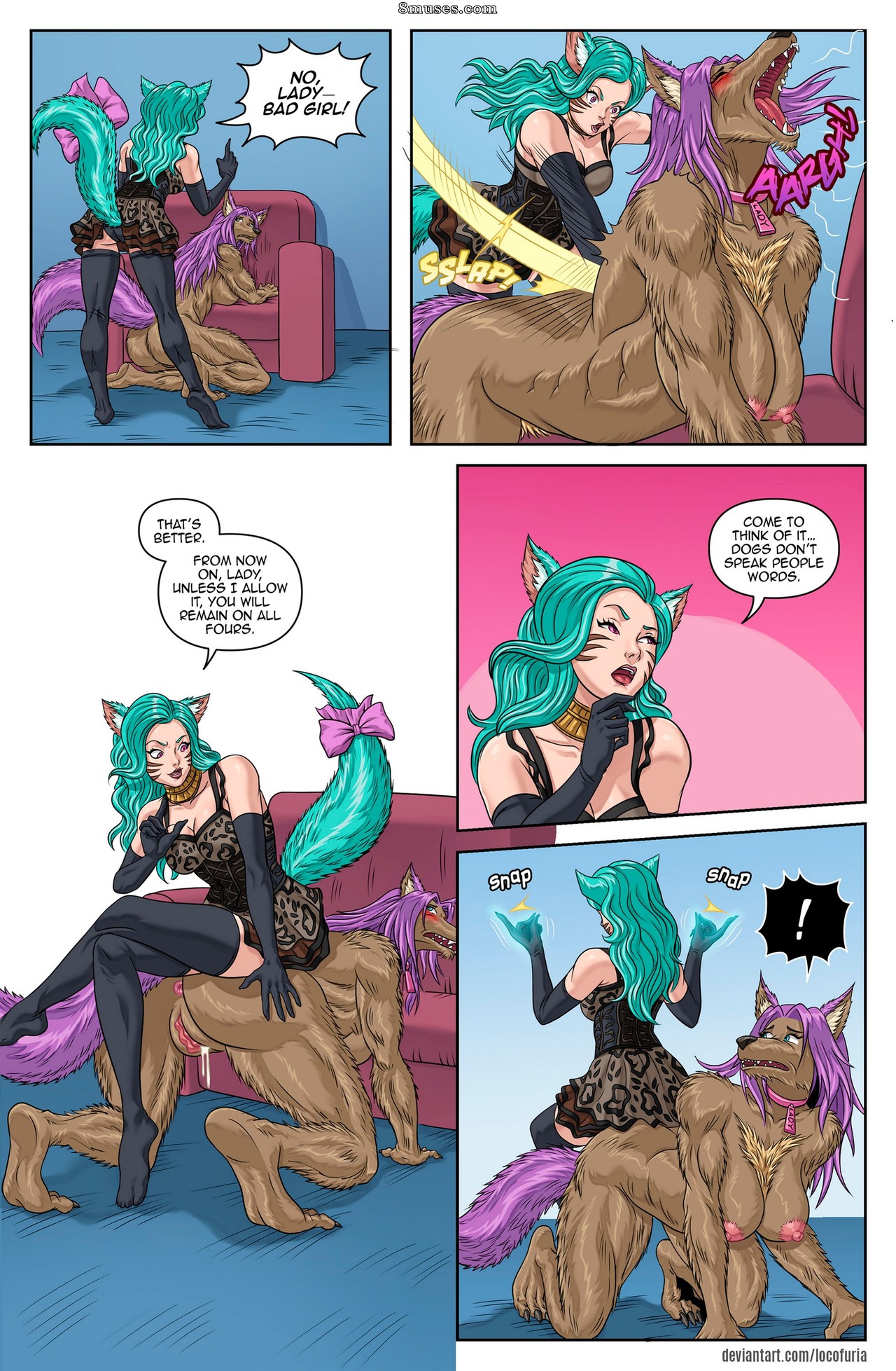 Locofuria Comics - De rainha para animal de estimação - Página 19