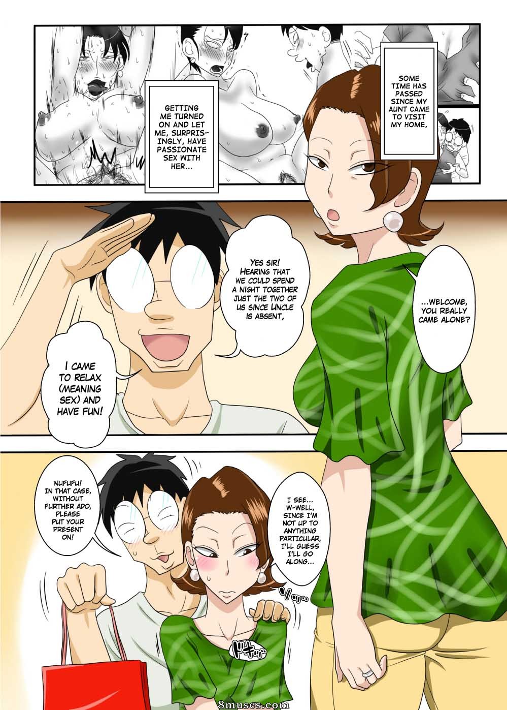 English - Set on Having Sex - Dripping with Sweat at Aunts Place - Page 2