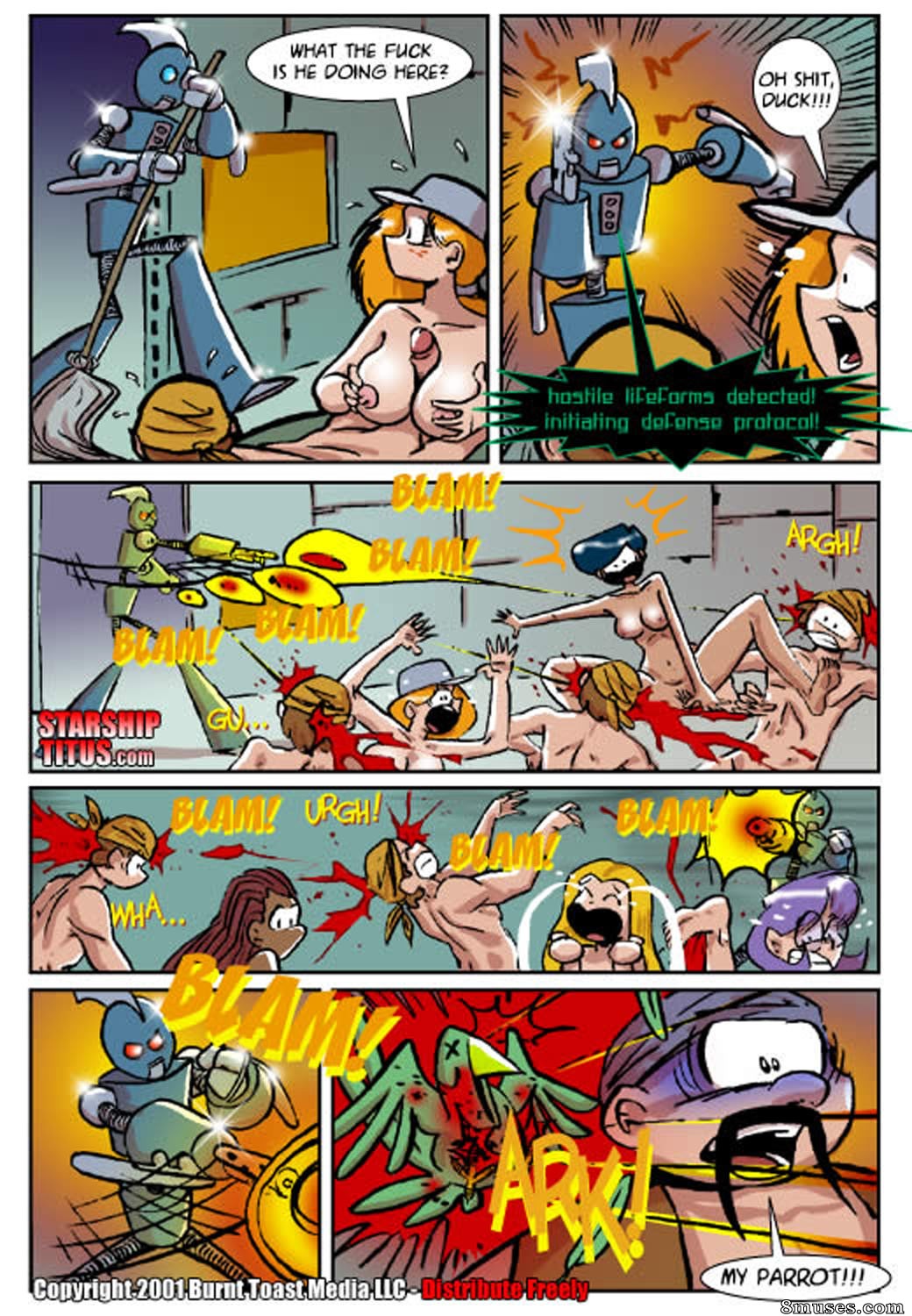Burnt Toast Media Comics - Nave estelar Titus 01 - Página 11