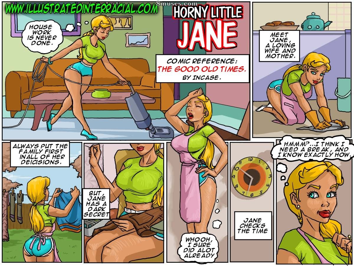 Page 1 | IllustratedInterracial_com-Comics/Horny-little-Jane | 8muses - Sex  Comics