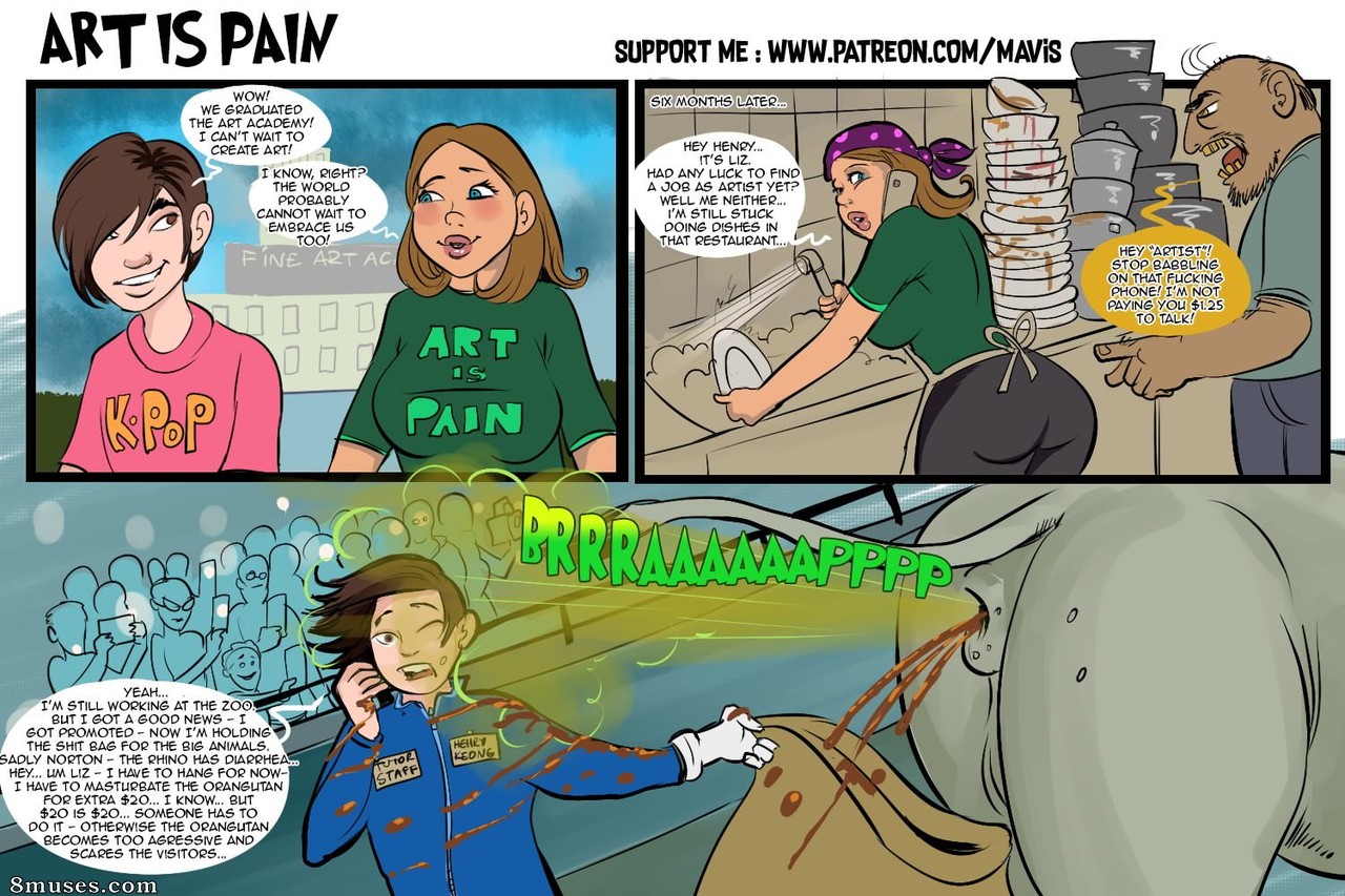 Mavis Rooder Comics - Art is Pain - Page 1