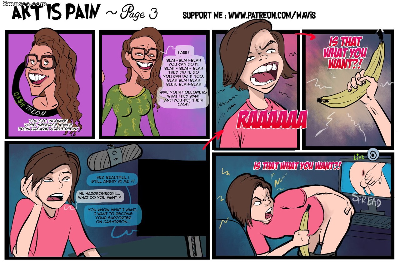 Mavis Rooder Comics - Art is Pain - Page 3