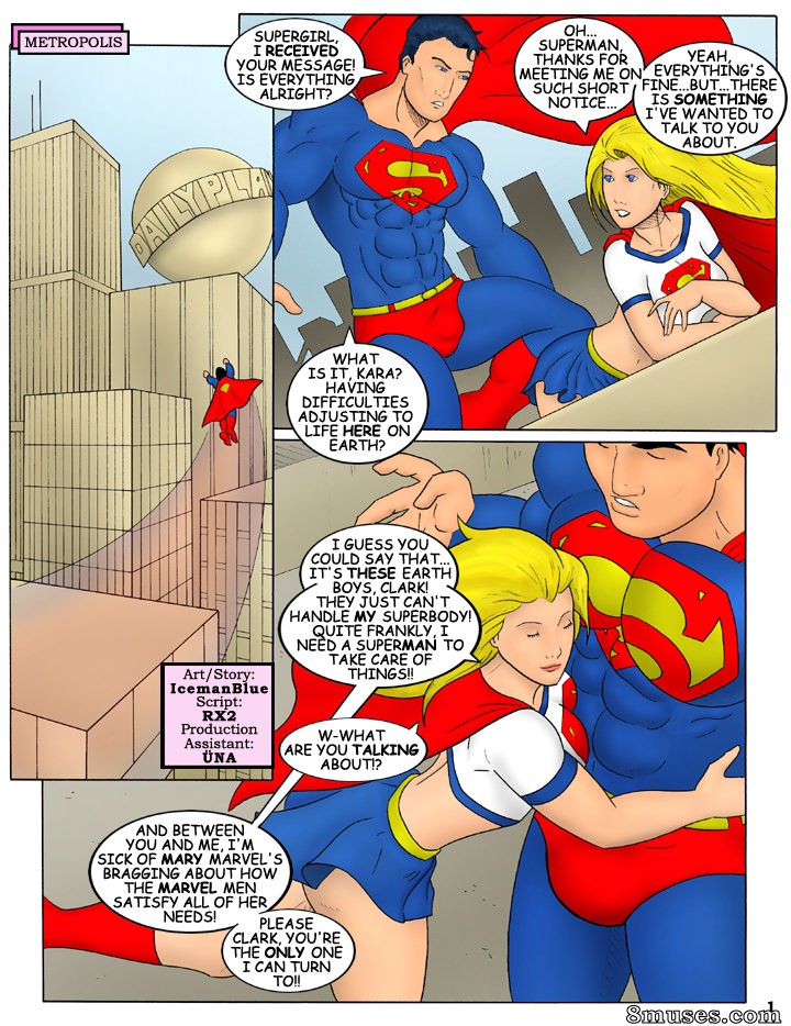 Iceman Blue Comics - Supergirl - Page 2