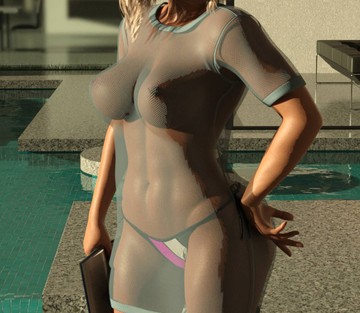 Poolside