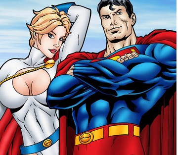 Power Girl in hot sex action - Page 17