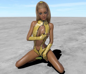 Mia - Yellow bodysuit - Page 2