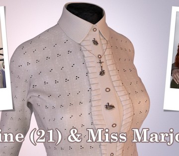 Catherine (21) & Miss Marjorie (58)