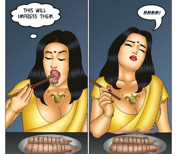 Savita Bhabhi - Episode 138 - Aphrodisiac Snack - Page 59