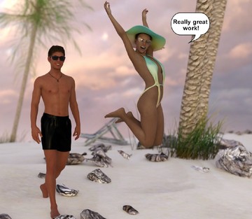 Twins at the Beach - Page 59