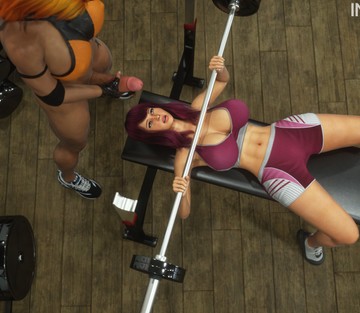 Gym Time With Lana & Rylee - Page 2
