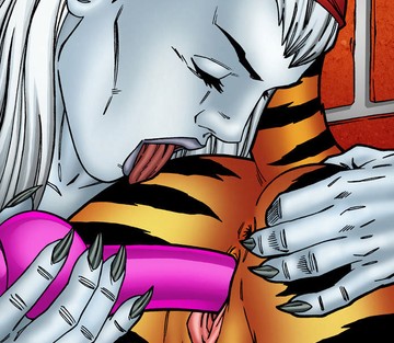 Tigra makes your meat sword purr - Page 16