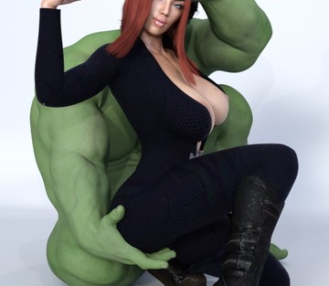 Black Widow Natasha Sun’s Gettin’ Real Hard - Page 2