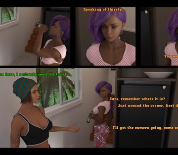 Ana and Lily Make a Porno 1 - Page 9