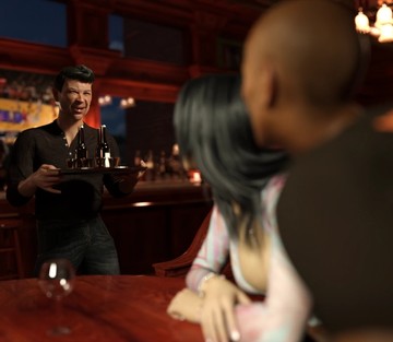 Lisa pickups some guys in a bar - Page 9