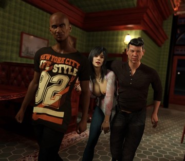 Lisa pickups some guys in a bar - Page 34