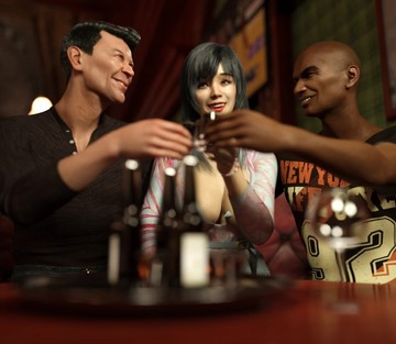 Lisa pickups some guys in a bar - Page 11