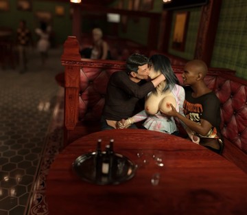 Lisa pickups some guys in a bar - Page 23