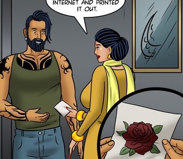 Issue 122 - Velamma get a Tattoo - Page 49