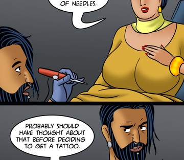 Issue 122 - Velamma get a Tattoo - Page 73