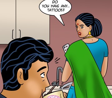 Issue 122 - Velamma get a Tattoo - Page 39