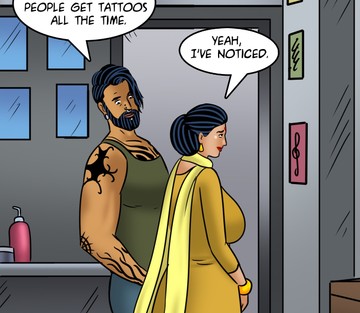 Issue 122 - Velamma get a Tattoo - Page 47