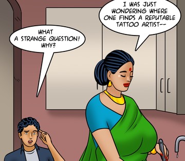 Issue 122 - Velamma get a Tattoo - Page 40
