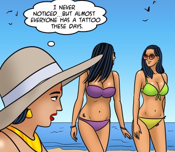 Issue 122 - Velamma get a Tattoo - Page 27