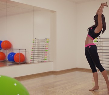 Leah & Zara Sexy Gym