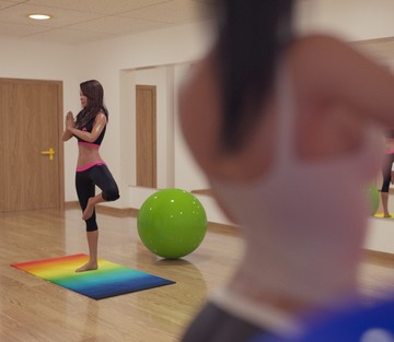Leah & Zara Sexy Gym - Page 9