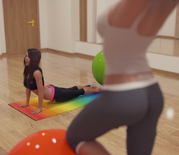 Leah & Zara Sexy Gym - Page 10