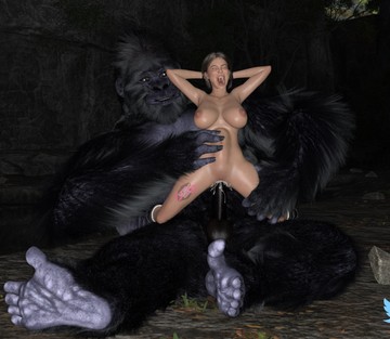 Kong having fun with Lara Croft - Page 2