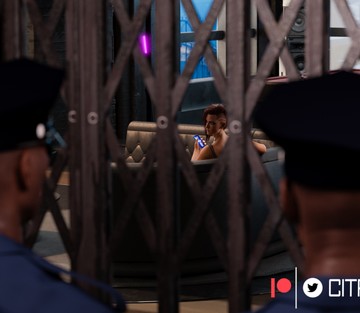 V gets visited by two cops - Page 2