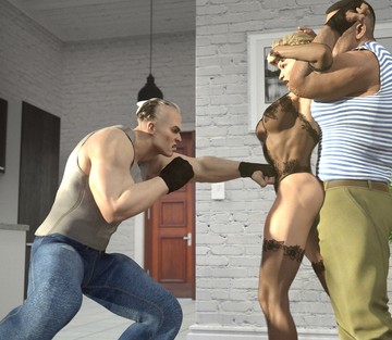 Eva vs 2 thugs - Page 22