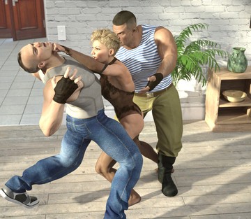 Eva vs 2 thugs - Page 14