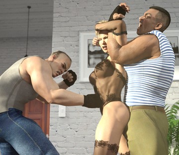Eva vs 2 thugs - Page 27