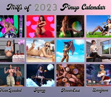 MILFs of 2023 - Pinup Calendar - Page 13