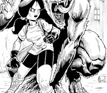 Videl vs. the Werewolf